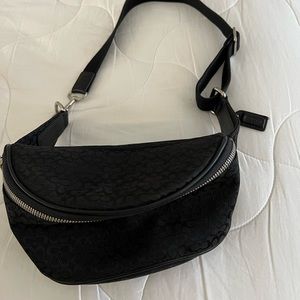 Black Coach Fanny Pack